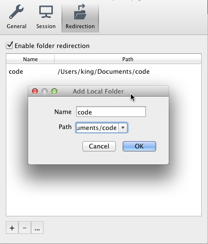 setting up an rdp connection inside of microsoft remote desktop for mac